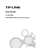 TP-Link TL-ANT2409B User Manual preview