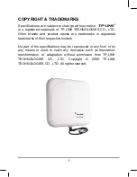 Preview for 2 page of TP-Link TL-ANT2414B User Manual