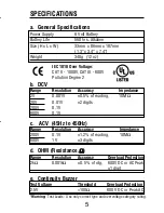 Preview for 5 page of TPI 120 Instruction Manual