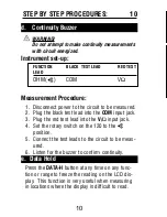 Preview for 10 page of TPI 120 Instruction Manual