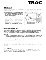 Preview for 5 page of TRAC Pontoon 35 Installation And Operating Instructions Manual