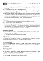 Preview for 8 page of Tracer 2.2S FHD Draco Instruction Manual