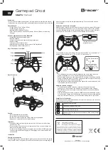 Preview for 2 page of Tracer Gamepad Ghost User Manual