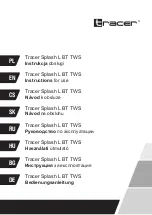 Tracer Splash L BT TWS Instructions For Use Manual preview