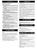 Preview for 2 page of Tracmaster Camon C90 Operating Instructions & Safety Notes