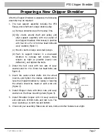 Preview for 7 page of Tracmaster PTO Chipper Shredder Operating Instructions Manual