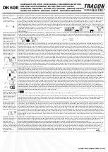 Preview for 3 page of Tracon Electric DK60E User Manual