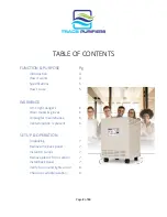 Preview for 2 page of TRACS PURIFIERS 250-P-UVC Owner'S Manual