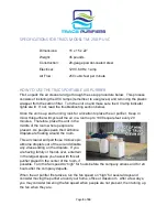 Preview for 5 page of TRACS PURIFIERS 250-P-UVC Owner'S Manual