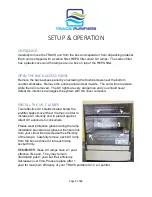 Preview for 7 page of TRACS PURIFIERS 250-P-UVC Owner'S Manual