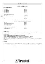 Preview for 72 page of Tractel Davitrac Installation, Operating And Maintenance Manual