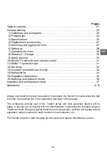 Preview for 21 page of Tractel Minifor TR125 SY Operation And Maintenance Manual