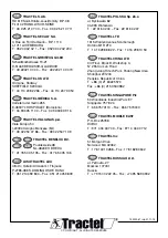 Preview for 84 page of Tractel Minifor TR125 SY Operation And Maintenance Manual