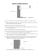 Preview for 5 page of Trade-wind ST3060LH Installation Instructions Manual