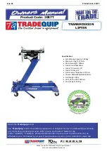 TradeQuip 2057T Owner'S Manual preview