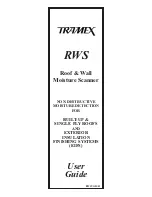 TRAMEX RWS User Manual preview