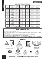 Preview for 28 page of Tramontina CE30M User And Maintenance Manual