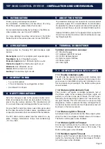 Preview for 3 page of Tranberg TEF 4600 User Manual