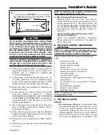 Preview for 3 page of Trane 2/4TEC3F18B1000A Installer'S Manual