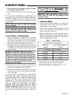 Preview for 12 page of Trane 4TEE3D01B1000A Installer'S Manual