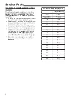 Preview for 8 page of Trane 4YCY4036B-SF-1H Service Facts