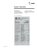 Preview for 7 page of Trane CGAD020 Installation Operation & Maintenance