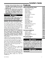 Preview for 3 page of Trane DC1B040A9241A series Installer'S Manual