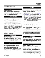 Preview for 37 page of Trane Horizon OADG Series Installation, Operation And Maintenance Manual