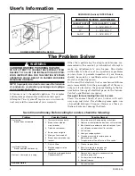 Preview for 8 page of Trane XV95 User'S Information Manual