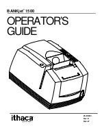 TransAct BANKjet 1500 Operator'S Manual preview