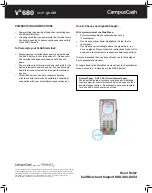 Preview for 2 page of TransAct CampusCash Vx680 User Manual