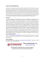 Preview for 17 page of Transcend PDC3 User Manual