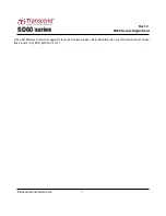 Preview for 20 page of Transcend SD80 Series Specification Sheet