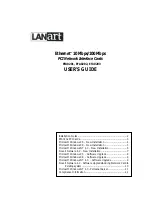 Transition Networks LANart EFA0201 User Manual preview