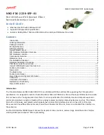 Transition Networks M2-FXS-2230-SFP-01 Install Manual preview