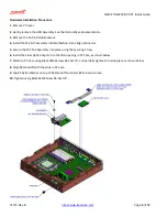 Preview for 9 page of Transition Networks M2-FXS-2230-SFP-01 Install Manual