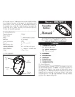 Transmitter Solutions Monarch 318DOPW1K Manual preview