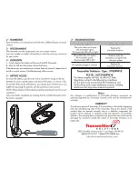 Preview for 2 page of Transmitter Solutions Monarch 318DOPW1K Manual