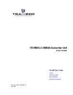 Tranzeo TR-WMX-3.5 User Manual preview