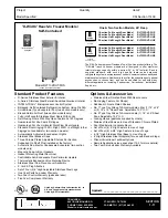 Traulsen A Series ALT132DUT-FHS Specification Sheet preview