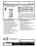 Traulsen RHT132NUT-FHS Specification Sheet preview