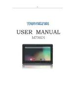 Traveltek M750D1 User Manual preview