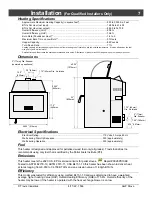 Preview for 7 page of Travis Industries AGP FS Manual