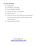 Preview for 14 page of TRAX FITNESS DW-019Pro User Manual