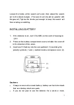 Preview for 5 page of Treasure Cove Fortune Finder JUNIOR TC-1010 Owner'S Manual