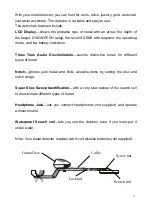 Preview for 3 page of Treasure Cove TC-3020 Owner'S Manual