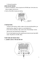 Preview for 6 page of Treasure Cove TC-3020 Owner'S Manual