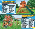 Preview for 19 page of Tree Frogs Wooden Swing Set Factory Manual