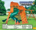 Preview for 41 page of Tree Frogs Wooden Swing Set Factory Manual