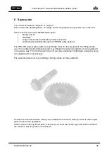 Preview for 28 page of Trejon OPTIMAL 2452H Instructions For Use And Maintenance Manual